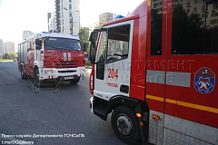Потушили пожар в СЗАО май 2026 год