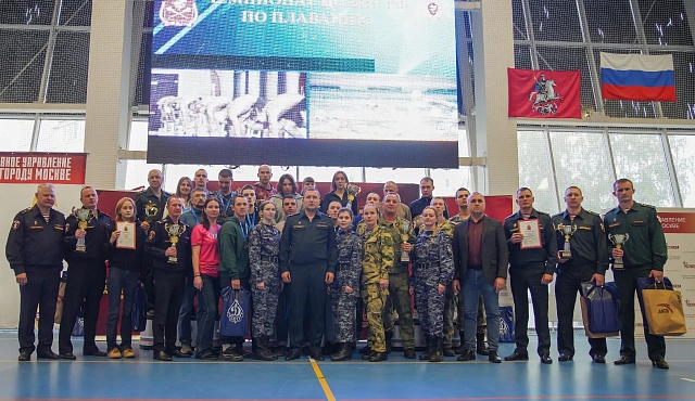 Столичный главк Росгвардии одержал победу на Чемпионате Центрального округа по плаванию 